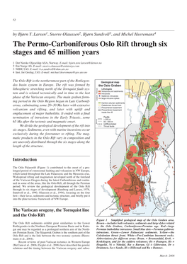 The Permo-Carboniferous Oslo Rift Through Six Stages and 65 Million Years