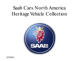 SCNA Historic Vehicle Collection