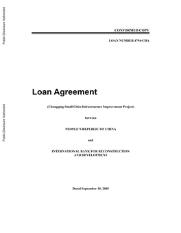 Loan Agreement