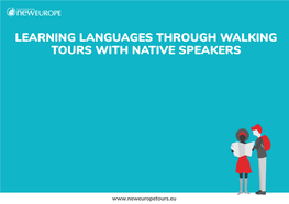 Learning Languages Through Walking Tours with Native Speakers