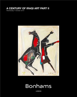 A CENTURY of IRAQI ART PART II Wednesday 7 October 2015