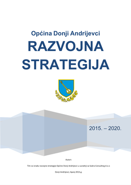 Razvojna Strategija 2015. – 2020