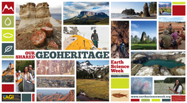 OUR SHARED GEOHERITAGE Earth Science Week