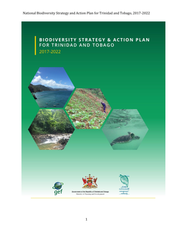 National Biodiversity Strategy and Action Plan for Trinidad and Tobago, 2017-2022