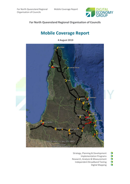 Mobile Coverage Report Organisation of Councils