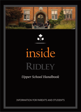 Ridley Student/Parent Handbook
