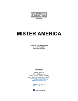 Mister America