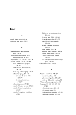 Atomic Clocks, 14–19, 89–94 Attosecond Laser Pulses, 55–57