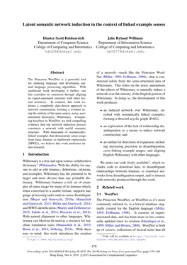 Latent Semantic Network Induction in the Context of Linked Example Senses