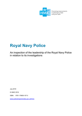 Royal Navy Police