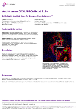 Anti-Human CD31 (EPR3094)-151Eu