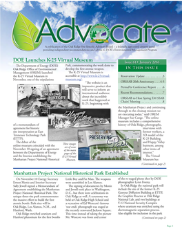 Advocate Newsletter