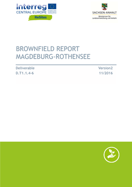 Brownfield Report Magdeburg-Rothensee