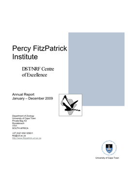 Percy Fitzpatrick Institute of African Ornithology Annual Report