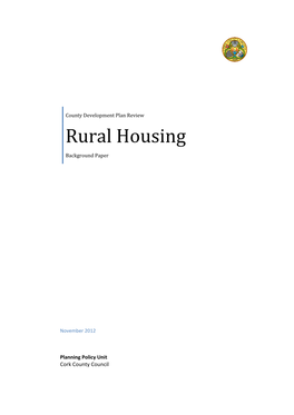 Rural Housing