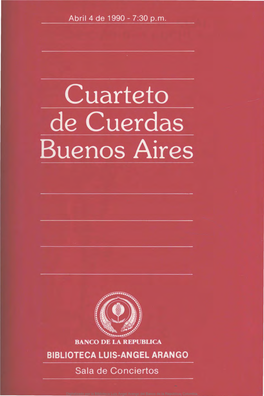 Cuarteto De Cuerdas Buenos Aires