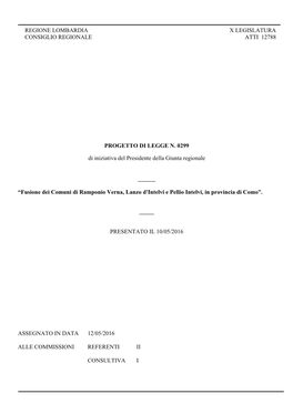 Regione Lombardia X Legislatura Consiglio Regionale Atti 12788