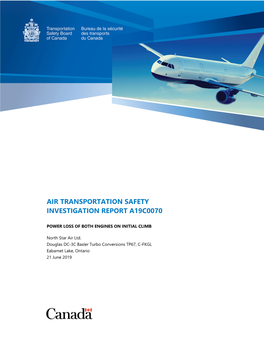 Air Transportation Safety Investigation Report A19c0070