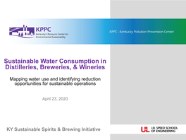 Sustainable Water Consumption in Distilleries, Breweries, & Wineries