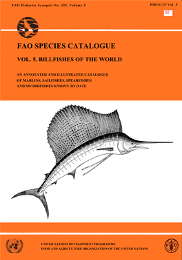 Fao Species Catalogue