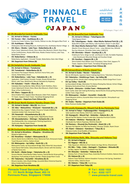 18 Japan Tour Packages