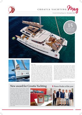 New Award for Croatia Yachting