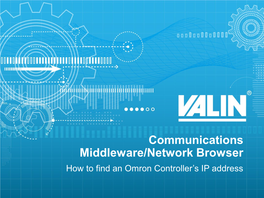 How to Find out the IP Address of an Omron