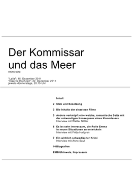 Presse Der Kommissar Und Das Meer