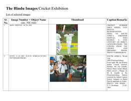 Cricket Exhibition in South Africa