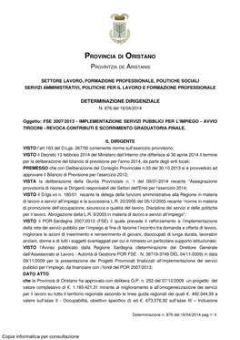 Provincia Di Oristano Provìntzia De Aristanis