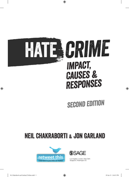 Hate Crime Impact, Causes & Responses