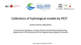 Calibration of Hydrological Models by PEST