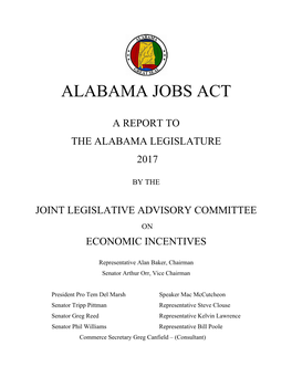 Alabama Jobs Act