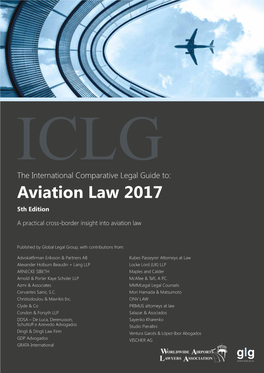 Aviation Law 2017 5Th Edition