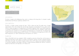 Katse Vaal Damtothe Damis777 Million M Africaregardlessto South Storage Ofthe V Inthe Dead Storage Reservoir Ofthe Bottom Levelisat1,989 Mandthe Isat1,895M