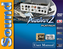3Using Audigy 2 Software