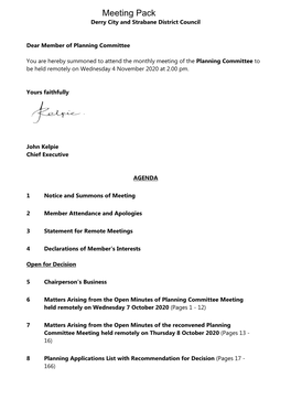 Agenda Document for Planning Committee, 04/11/2020 14:00
