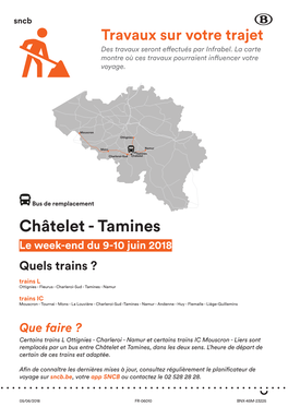 Tamines Charleroi-Sud Châtelet