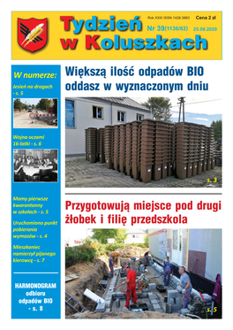 Większą Ilość Odpadów BIO Oddasz W Wyznaczonym Dniu