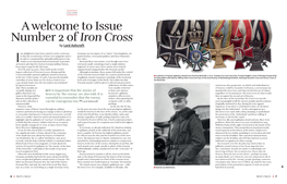 A Welcome to Issue Number 2 of Iron Cross by Lord Ashcroft