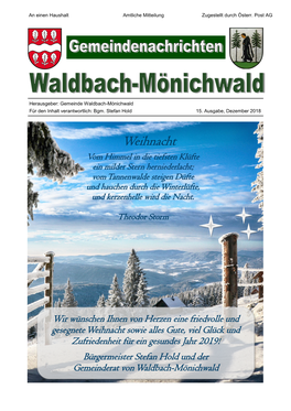 Download Gemeindenachrichten Dezember 2018.Pdf