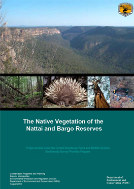 The Native Vegetation of the Nattai and Bargo Reserves