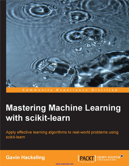 Mastering Machine Learning with Scikit-Learn