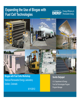 Expanding the Use of Biogas with Fuel Cell Technologies