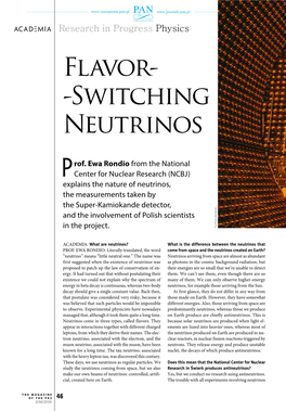 Switching Neutrinos
