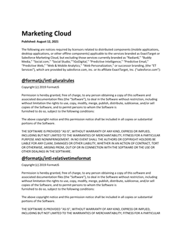 Marketing Cloud Published: August 12, 2021