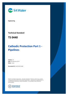 TS 0440 Cathodic Protection Part 1