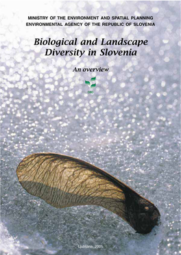 Biological and Landscape Diversity in Slovenia