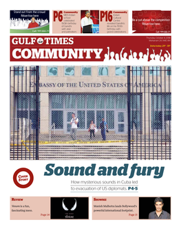 How Mysterious Sounds in Cuba Led to Evacuation of US Diplomats. P4-5
