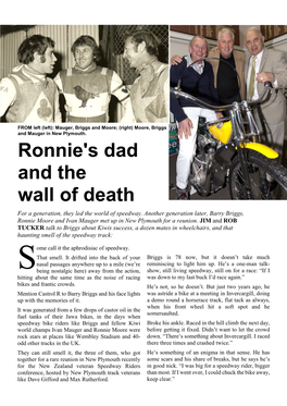 Ronnie's Dad and the Wall of Death